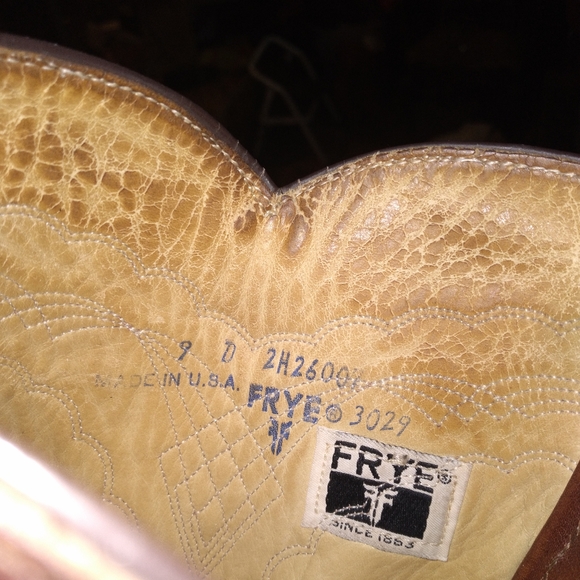 Frye custom Web boots size 7 men's or 9 woman's - Picture 7 of 7